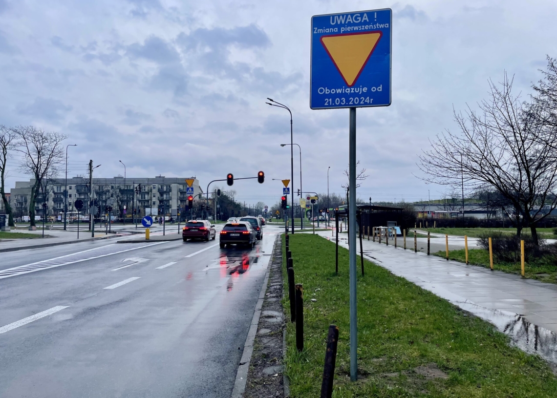 Zmiana organizacji ruchu na Olechowie