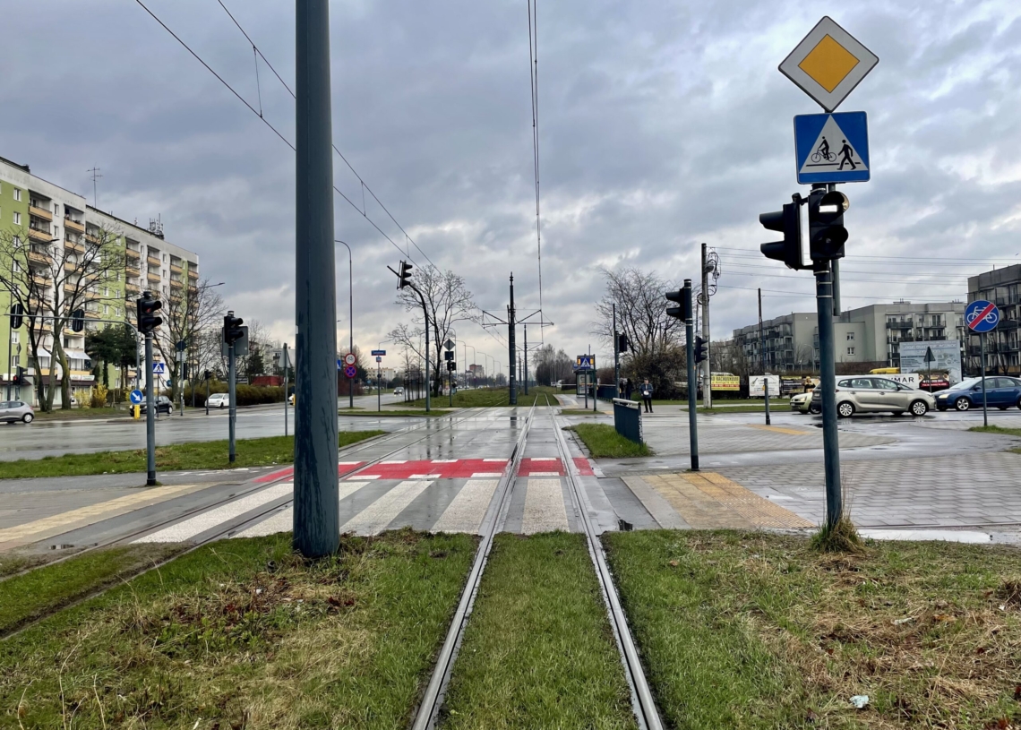 Zmiana organizacji ruchu na Olechowie. Kierowcy muszą uważać na tramwaje