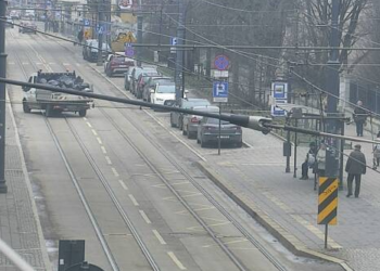 Zatrzymanie ruchu tramwajowego na Kilińskiego