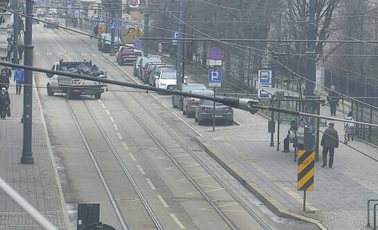 Zatrzymanie ruchu tramwajowego na Kilińskiego