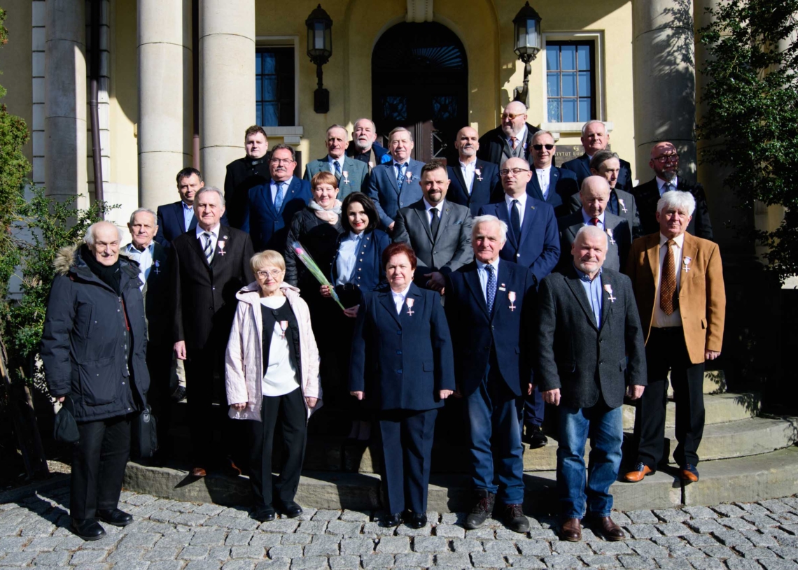 Uroczystość wręczenia Krzyży Wolności i Solidarności zasłużonym działaczom opozycji antykomunistycznej