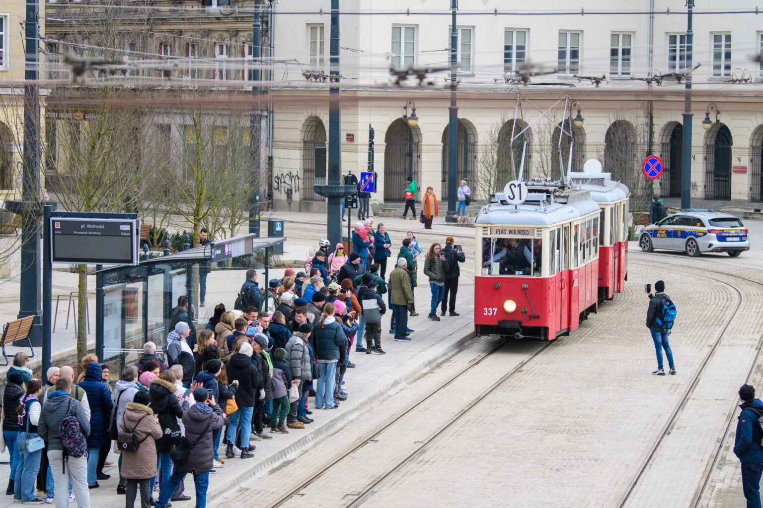 Plac Wolności w Łodzi - oficjalne otwarcie