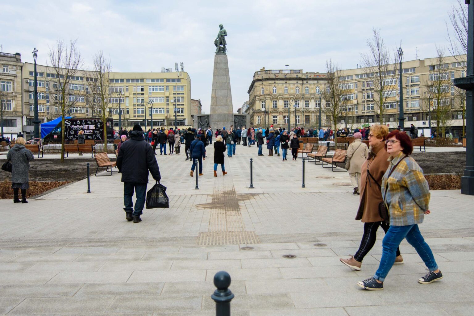 Plac Wolności w Łodzi - oficjalne otwarcie