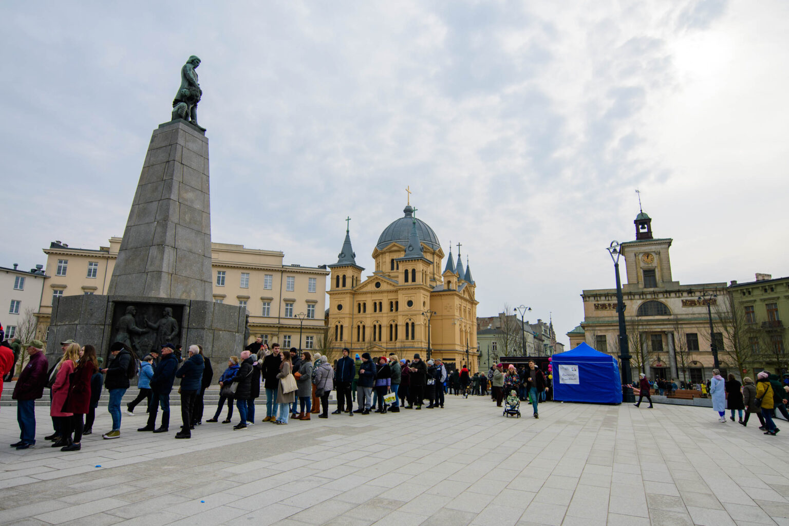 Plac Wolności w Łodzi - oficjalne otwarcie