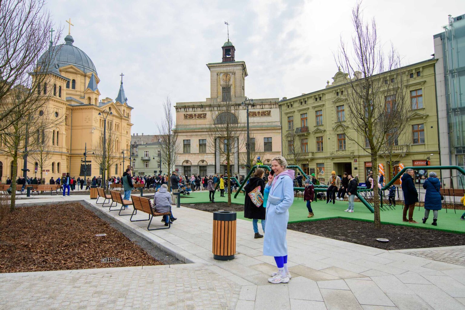 Plac Wolności w Łodzi - oficjalne otwarcie