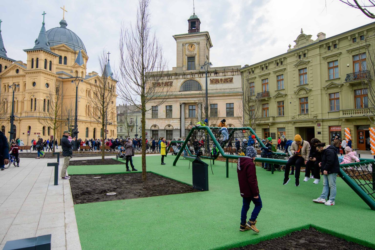 Plac Wolności w Łodzi - oficjalne otwarcie