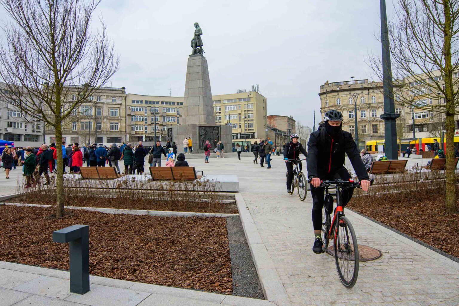 Plac Wolności w Łodzi - oficjalne otwarcie