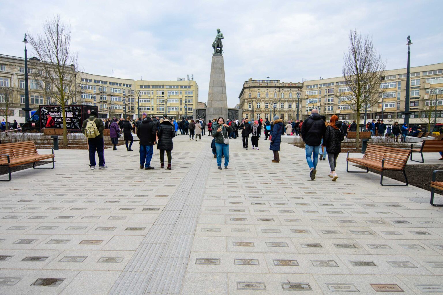 Plac Wolności w Łodzi - oficjalne otwarcie