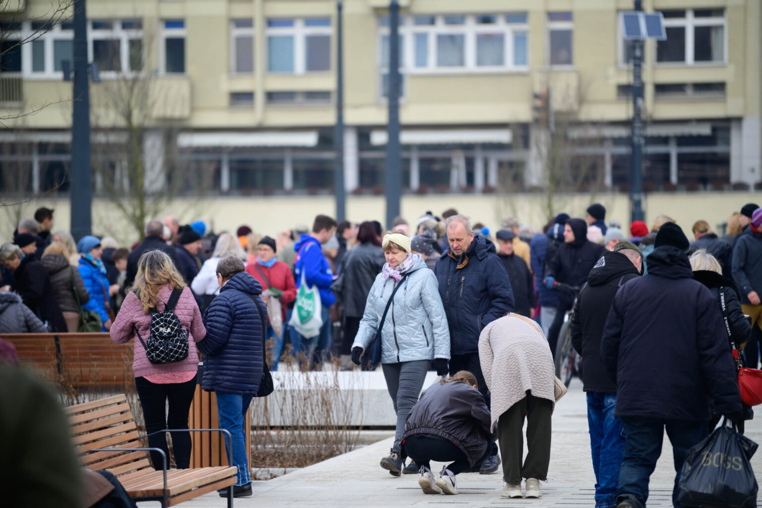 Plac Wolności w Łodzi - oficjalne otwarcie