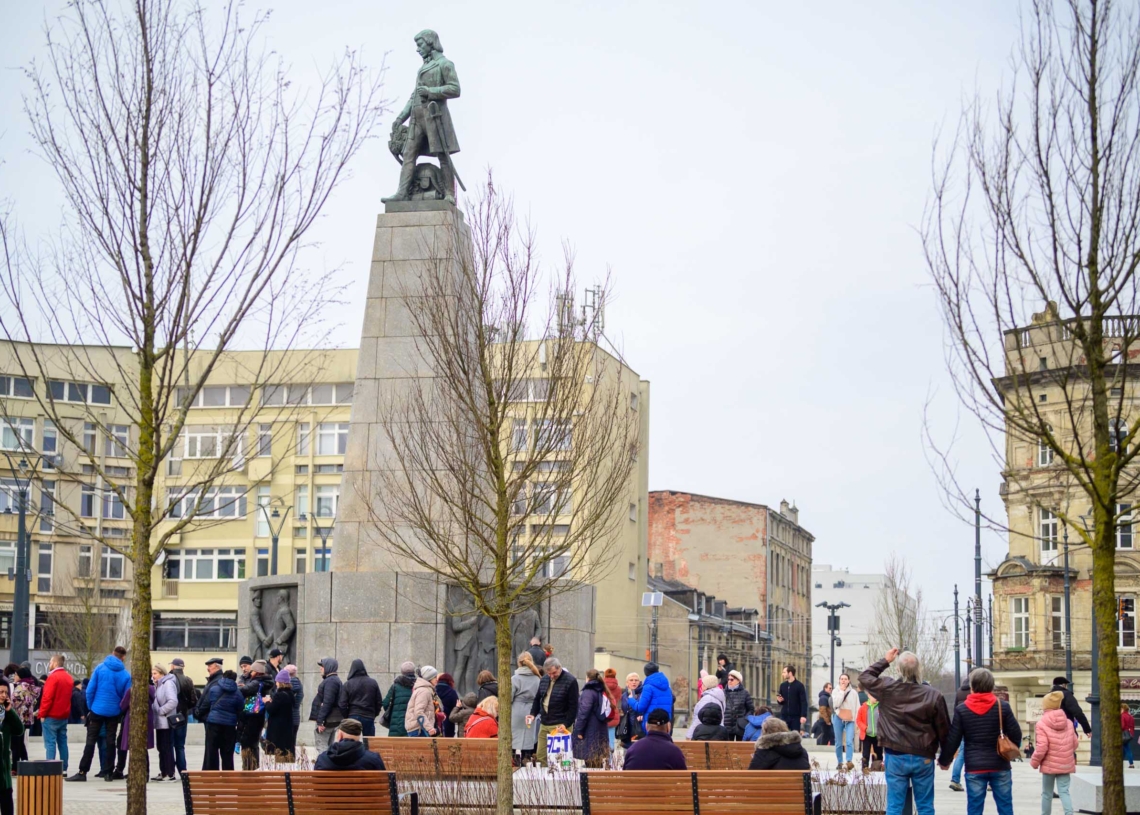 Plac Wolności w Łodzi - oficjalne otwarcie
