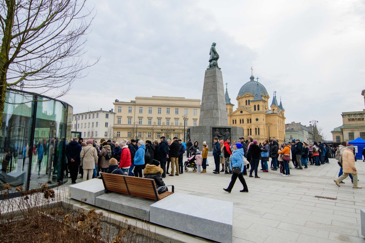 Plac Wolności w Łodzi - oficjalne otwarcie