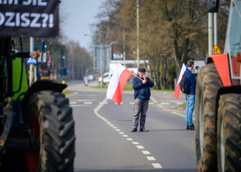 Protest rolnikow Aleksandrowska Szczecinska 16