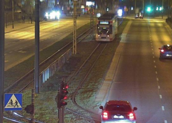 zatrzymanie ruchu tramwajowego na Rzgowskiej