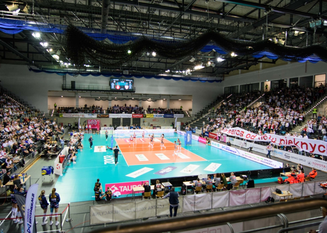 Siatkarskie derby Lodzi LKS Commercecon Lodz vs Grot Budowlani 2