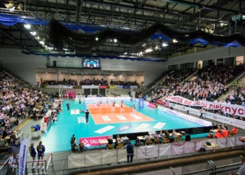Siatkarskie derby Lodzi LKS Commercecon Lodz vs Grot Budowlani 2