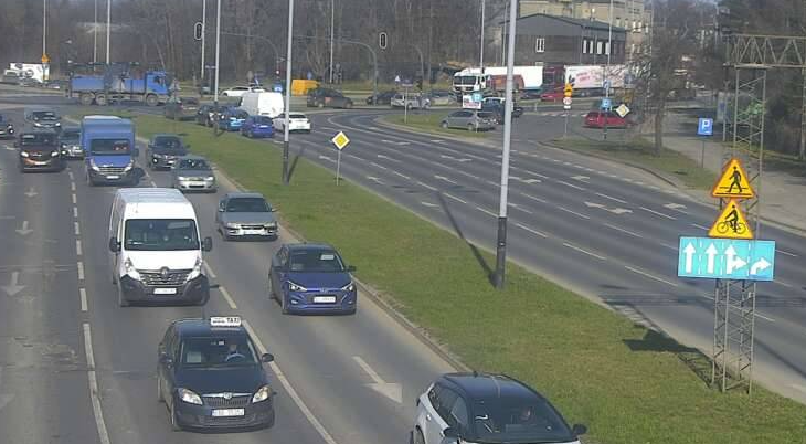 Protest rolników na DK14