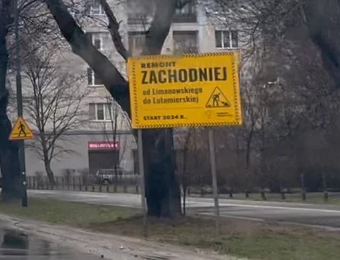 Od poniedziałku nowe utrudnienia na łódzkich drogach. Zaczyna się remont Zachodniej i roboty wodociągowe na Kopernika