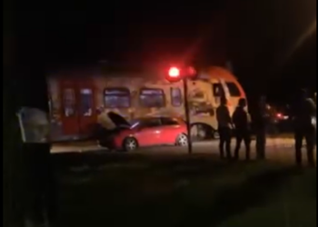 Zderzenie samochodu z pociągiem w Bedoniu Przykościelnym