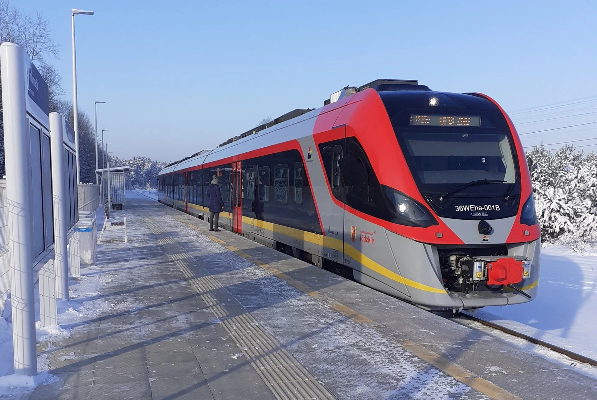 Nowe przystanki kolejowe w województwie łódzkim