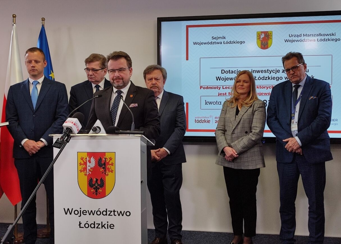 Blisko 22 mln zł dla sześciu szpitali w Łodzi