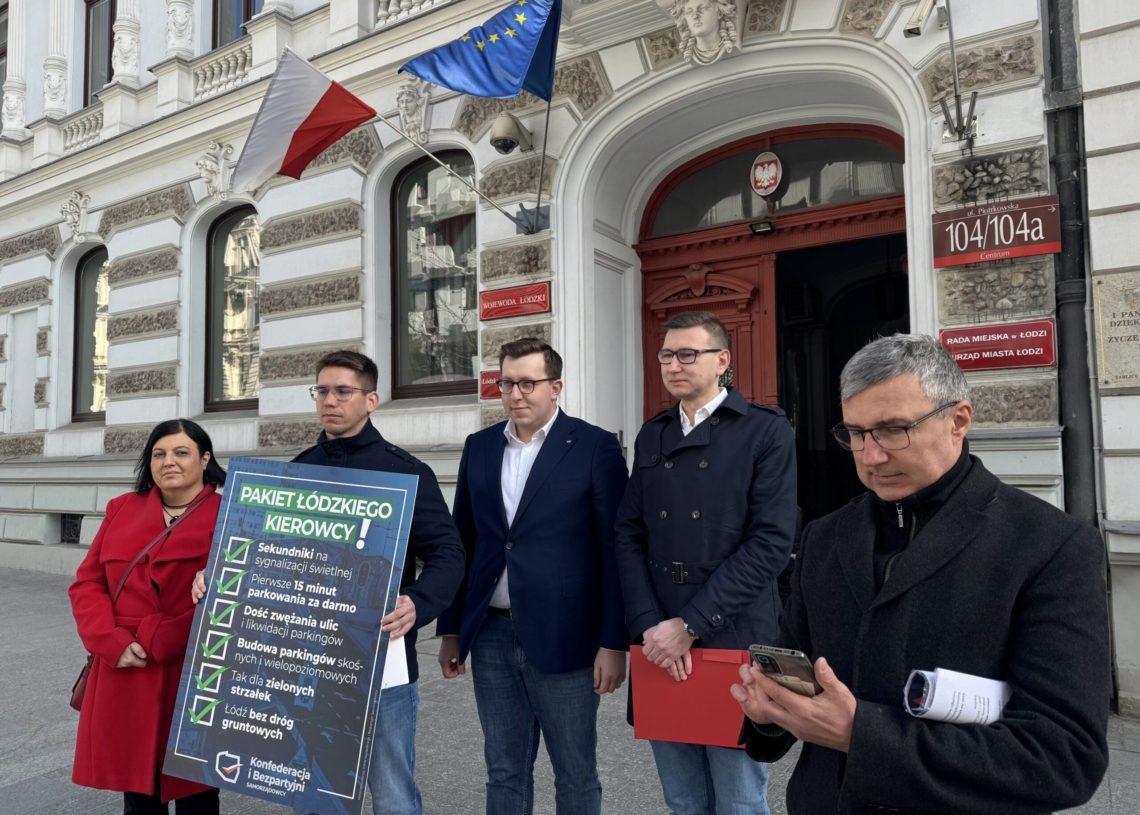 Konfederacja i Bezpartyjni Samorządowcy chcą wprowadzić „pakiet łódzkiego kierowcy”