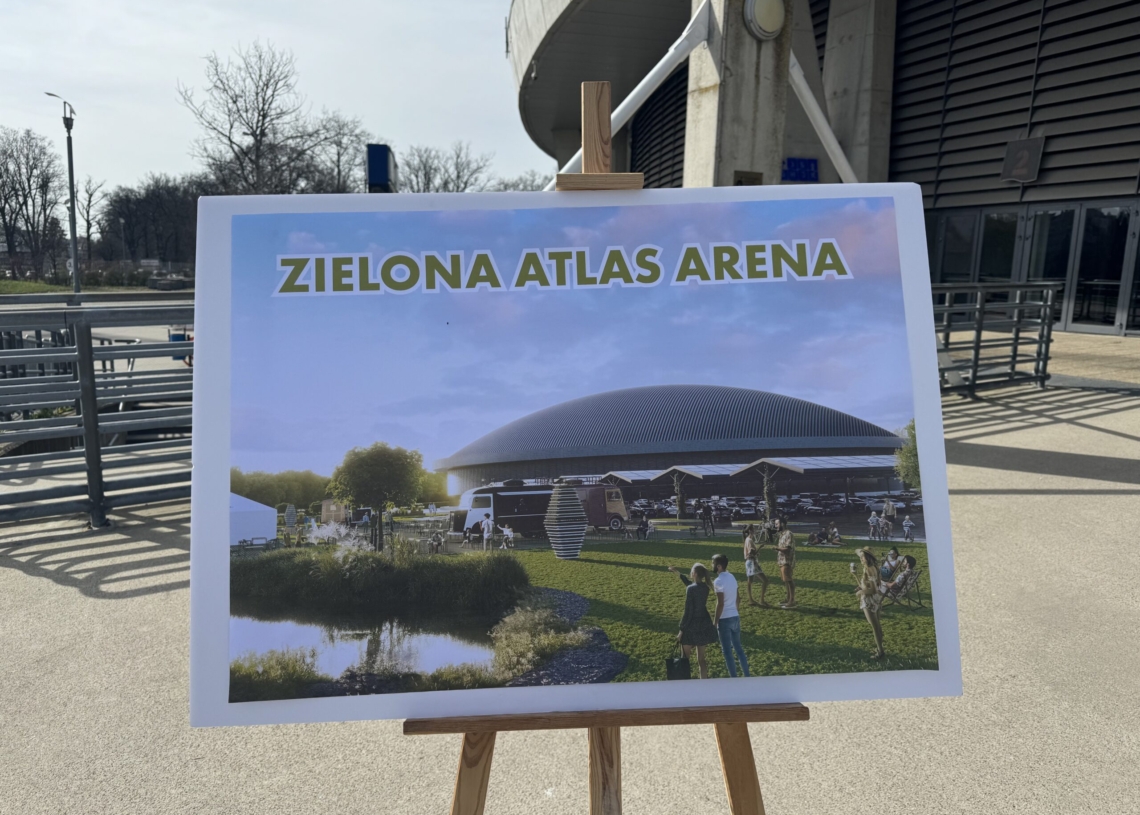 Betonowa Atlas Arena ma się zazielenić