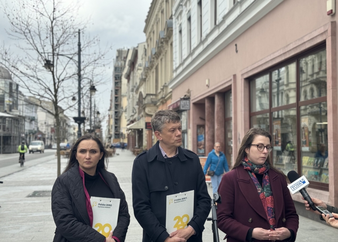 Kandydaci Trzeciej Drogi chcą zmian na Piotrkowskiej 1 Kandydaci Trzeciej Drogi chcą zmian na Piotrkowskiej