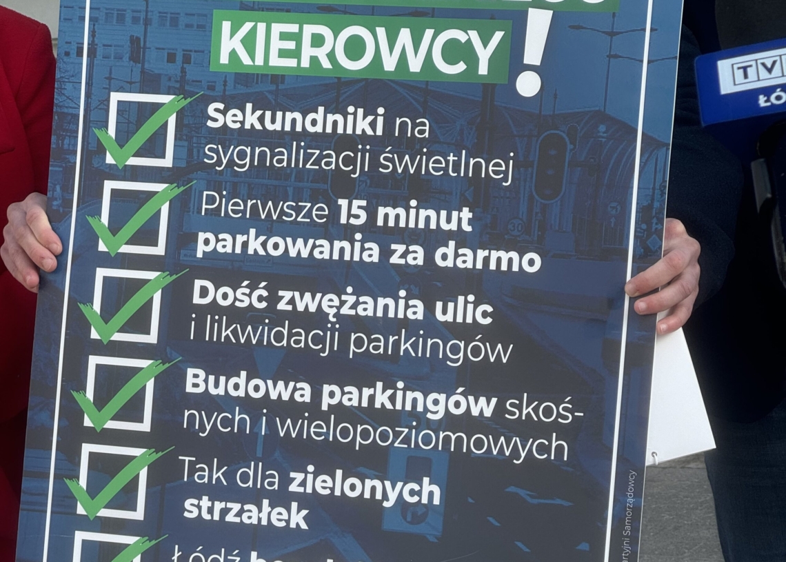 Konfederacja i Bezpartyjni Samorządowcy chcą wprowadzić „pakiet łódzkiego kierowcy”