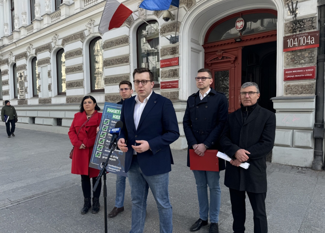 Konfederacja i Bezpartyjni Samorządowcy chcą wprowadzić „pakiet łódzkiego kierowcy”