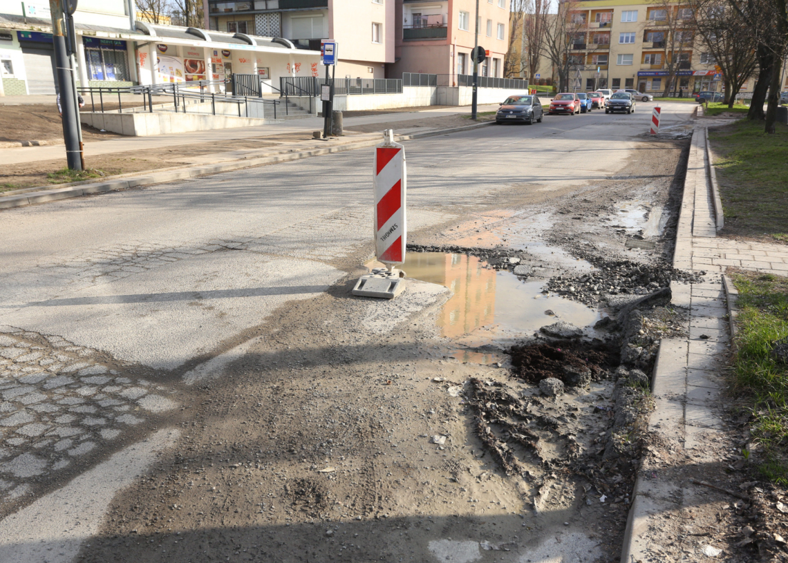 Drogi w Łodzi: Boya-Żeleńskiego ponownie remontowana