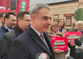 Krzysztof Gawkowski w Łodzi