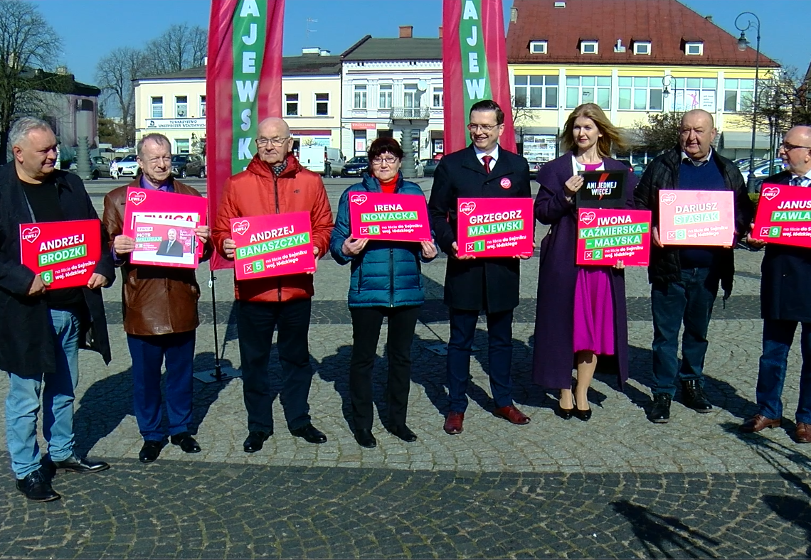 Sieradz: Lewica będzie wysyłać smsy o treści: „szpital, mieszkanie, szkoła” 1 Lewica w Sieradzu