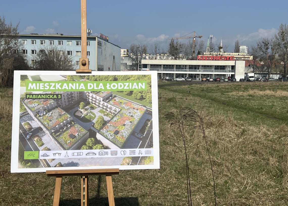 Apartamentowiec przy Pabianickiej w Łodzi. Zapewni 153 nowe mieszkania komunalne