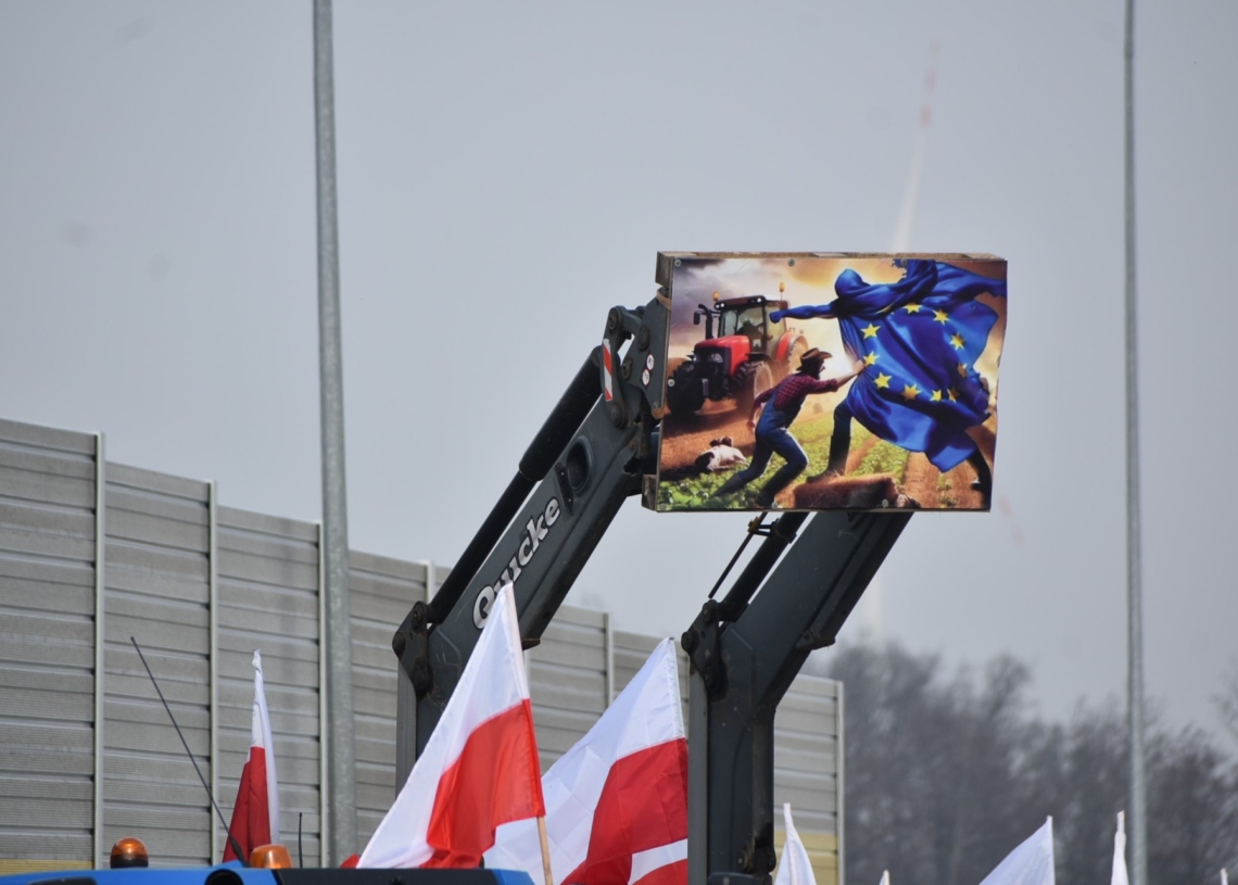 Protesty rolników na S8