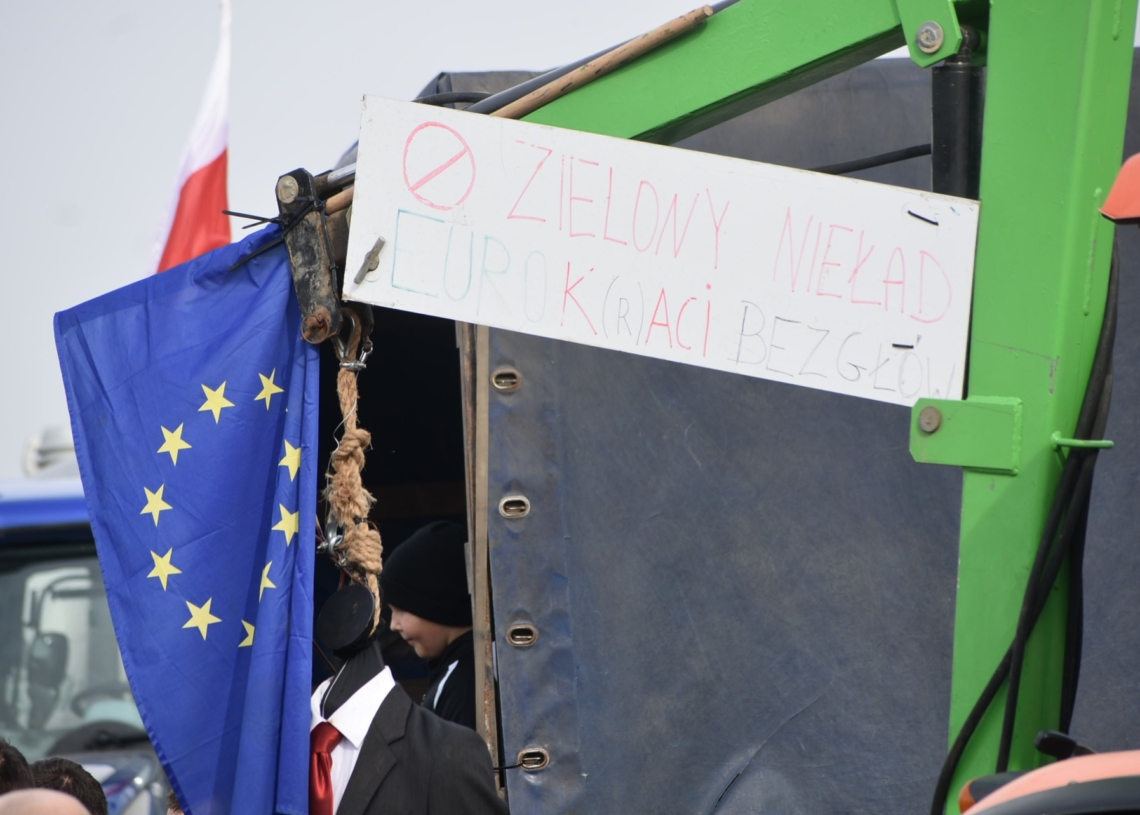 Protesty rolników na S8