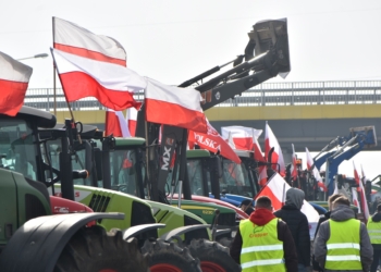 Protesty rolników na S8