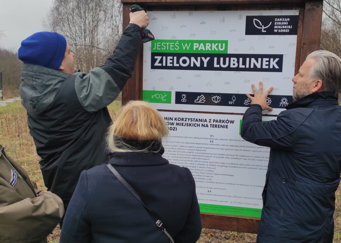 Zielony Lublinek - nowy park w Łodzi