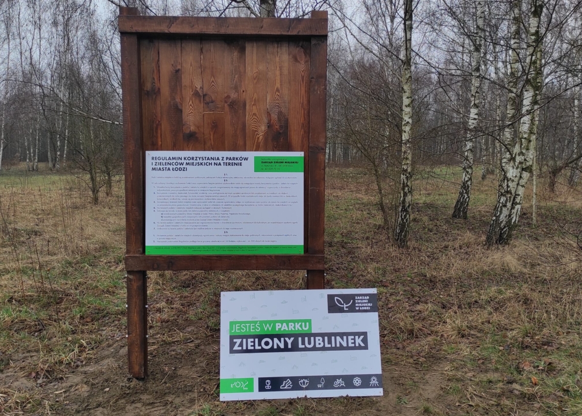 Zielony Lublinek - nowy park w Łodzi