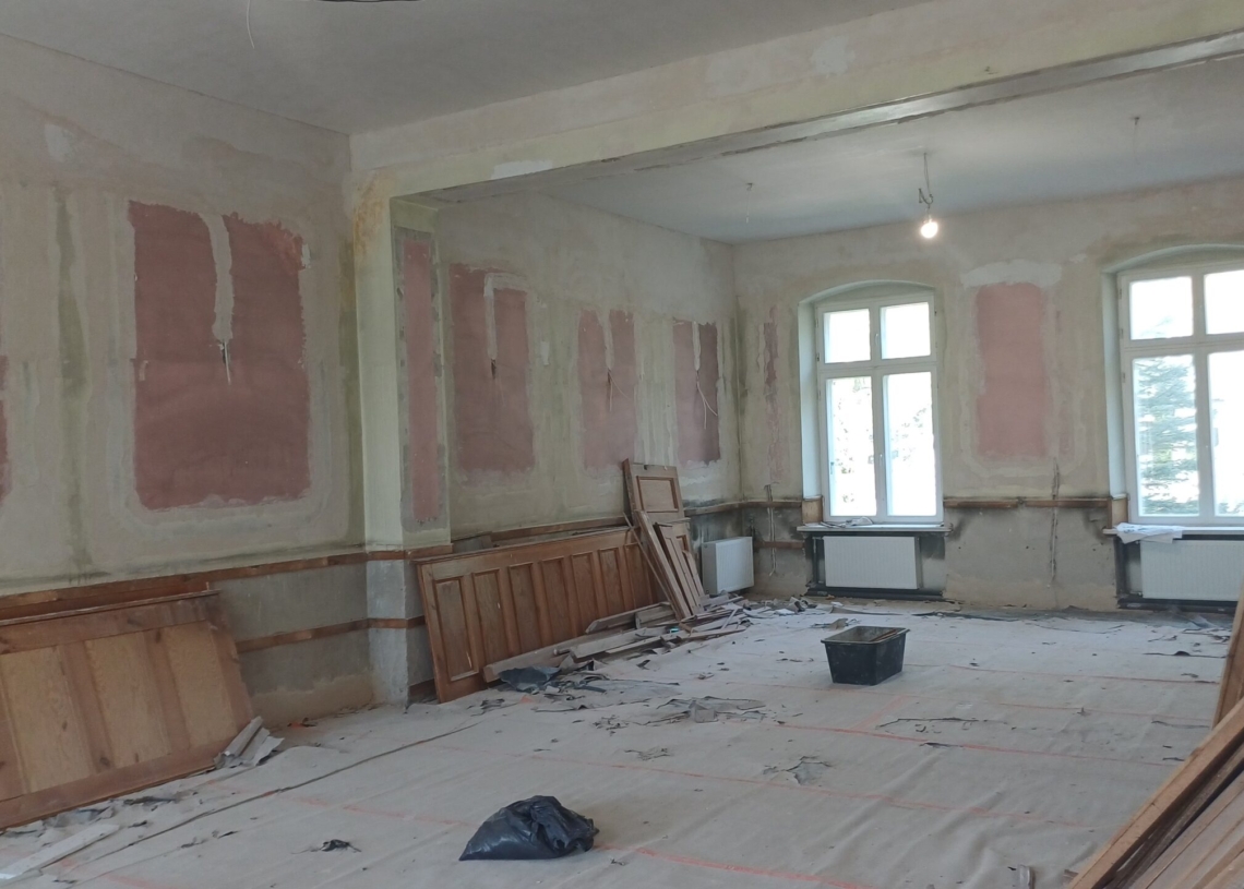 Modernizacja Pałacu Rodego w Tomaszowie potrwa do końca lipca