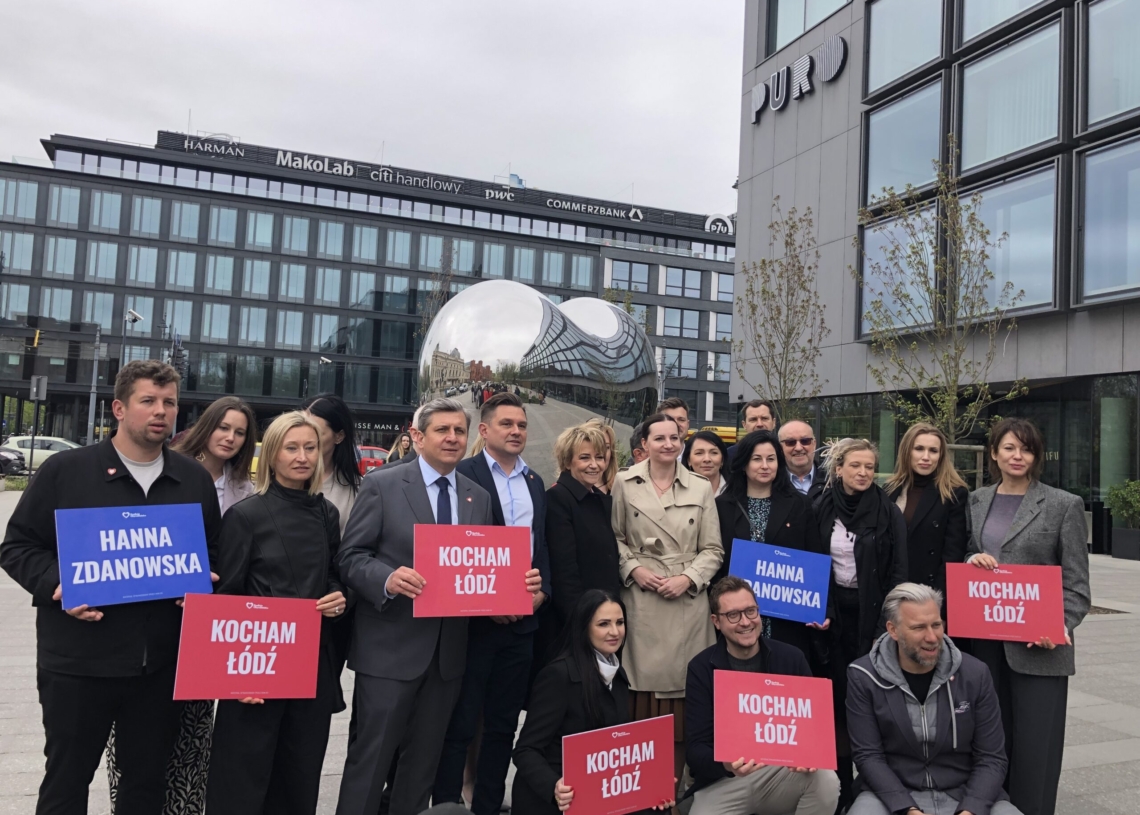 Koalicja Obywatelska zaprezentowała nowy skład Rady Miejskiej w Łodzi