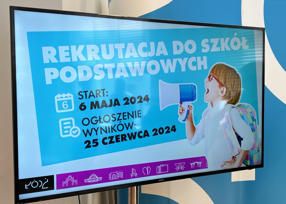 6 maja rozpocznie się rekrutacja do pierwszych klas szkół podstawowych w Łodzi
