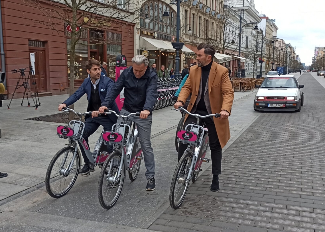 Rozpoczął się nowy sezon Łódzkiego Roweru Publicznego