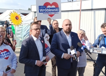 Poseł Dariusz Joński poparł Łukasza Wróblewskiego, kandydata na prezydenta Zgierza