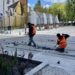 Na niedawno zmodernizowanym odcinku ul. Legionów już wykonywane są poprawki 6 Poprawki na zmodernizowanym odcinku ul. Legionów