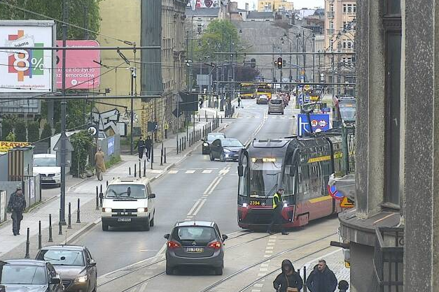 Kolizja tramwaju linii 18 na ul. Kilińskiego