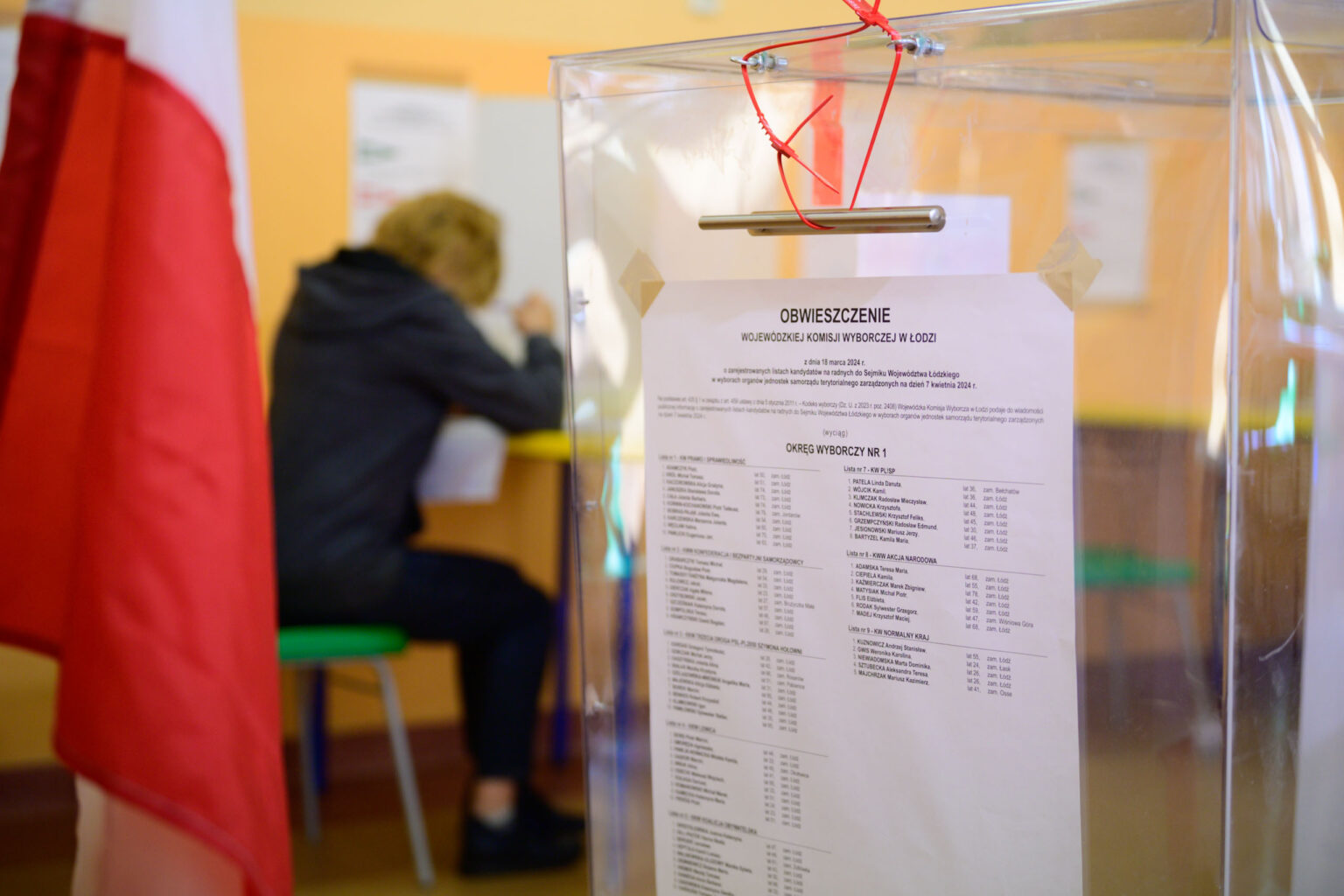 Lodzianie glosuja w wyborach samorzadowych 2024 36