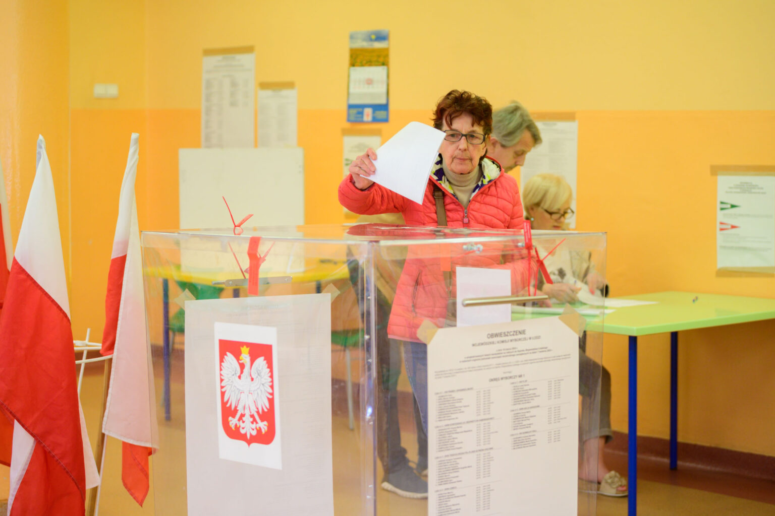 Lodzianie glosuja w wyborach samorzadowych 2024 47