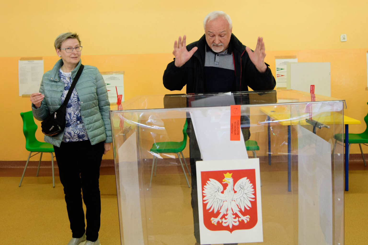 Lodzianie glosuja w wyborach samorzadowych 2024 6