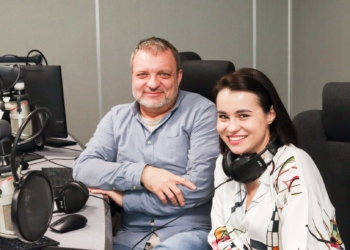 WOŚP 2024. Katarzyna Hołyńska poprowadziła popołudniową audycję Radia Łódź