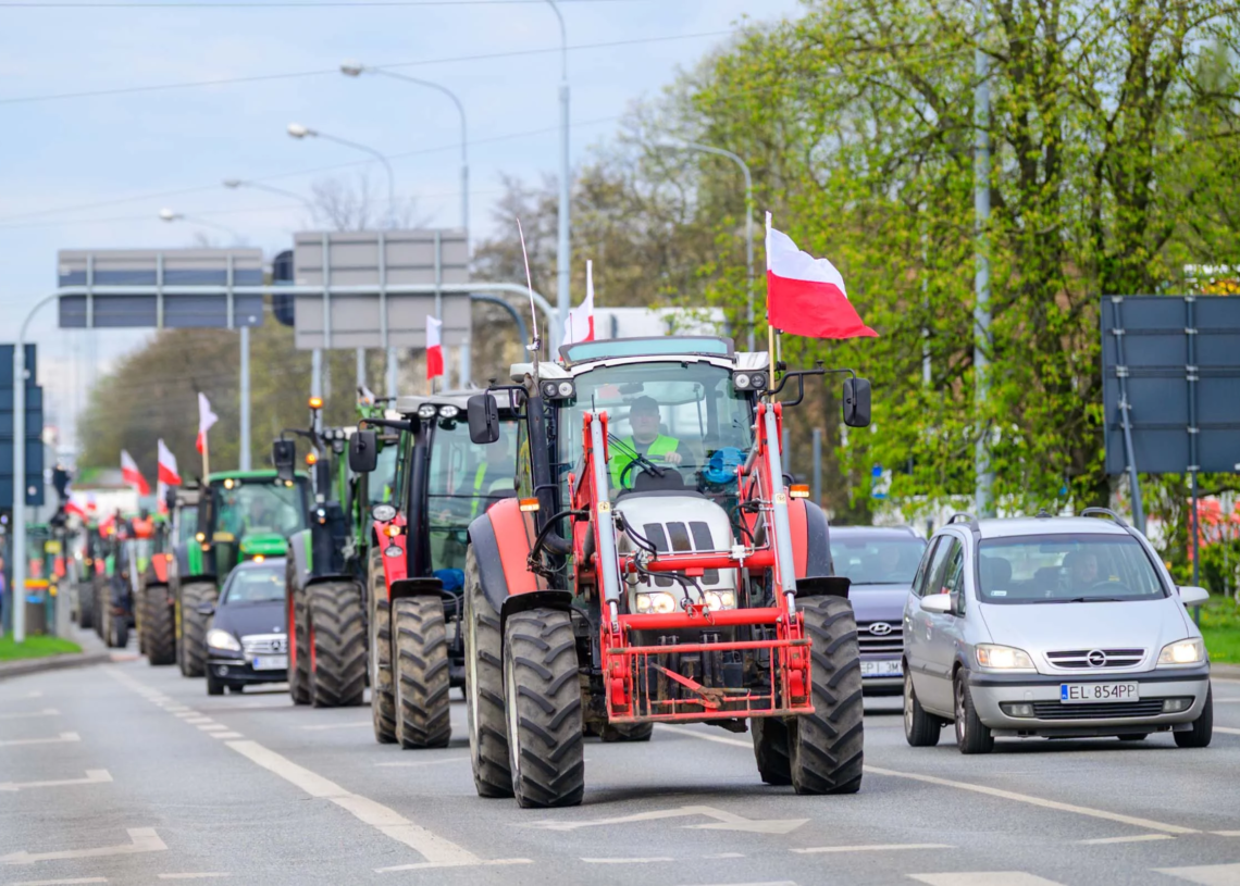 Protestujący rolnik o kolejnej blokadzie dróg